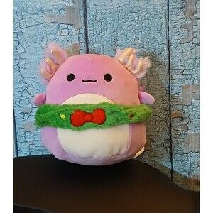 Squishmallow 4.5" Svenja Axolotl Wreath Christmas Plush 5” Squishmallows